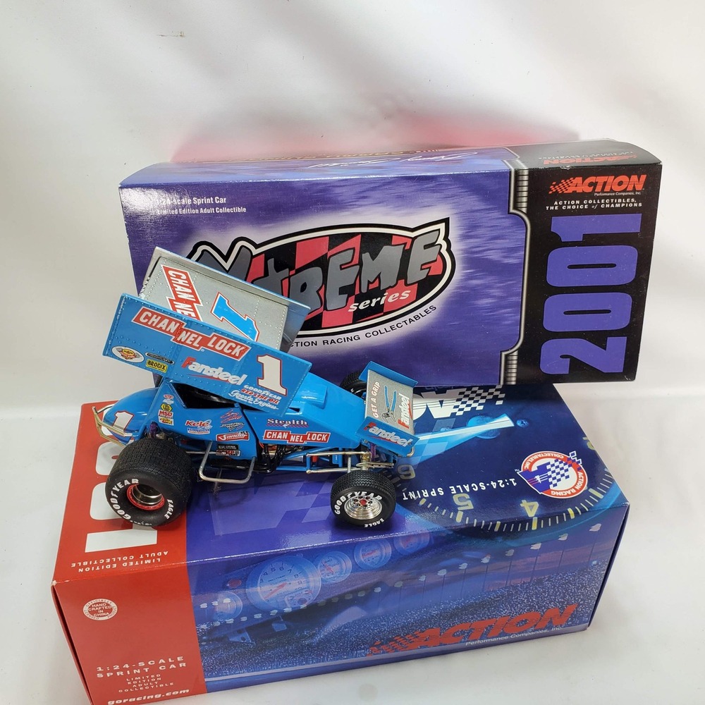 Action 2001 Sammy Swindell Channellock 1 1:24 Sprint Car Diecast Limited Edition